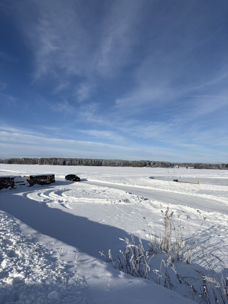 Eisstrasse in Iisalmi